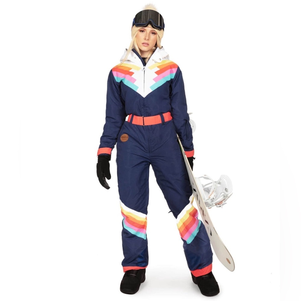 Tipsy Elves Women’s Santa Fe Shredder Snow Suit Ski Suit Retro Skiing